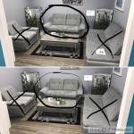 "GALIO" Nowoczesna sofa/materialy latwo czyszczace.