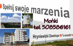 MOŃKI Mieszkania na sprzedaż www.hdeweloper.pl tel. 508586161