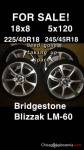 Uzywane jak nowe!! 5x120 Winter Tires