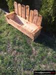 Garden bench planter