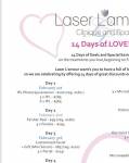 Laser Lamour Clinique and Spa w South Barrington zaprasza na 14 dni miłosci!!!