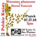 Warsztaty plastyczne zapraszamy 7.27.2018