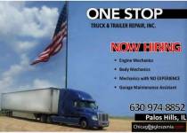 Hiring truck mechanics $20 up to $40