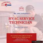 We're looking for HVAC SERVICE TECHNICIAN