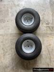 Lawn mower / tractor wheels and tires.
