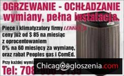 Ochladzanie ogrzewane serwis