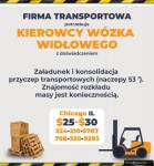 PRACA operator wózka widłowego