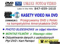 Usługi w zakresie video i foto.