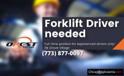 Forklift driver needed