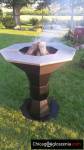 Modern, hand-crafted fireplaces/fire pits