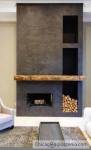 custom finish concrete texture walls