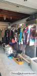 I am selling lots of clothing,jewelry,crystal glass vases and glasses,silverware trays and lots more
