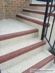 Decorative concrete coatings