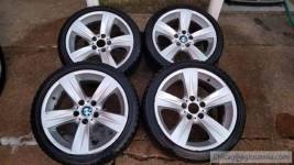 OEM BMW 18” WHEELS WITH TIRES MINT CONDITION