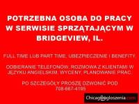 POTRZEBNA OSOBA DO PRACY W SERWISIE SPRZĄTAJĄCYM