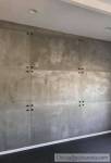custom finish concrete texture walls
