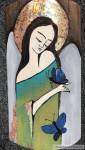 Angels- Hand Painted on Wood