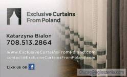 Ready made windows curtains from Poland