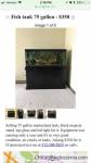 Fish Tank 75 gallon