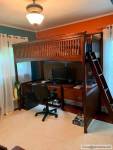 Kids bed and desk