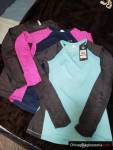 Dziewczyny 3x Longsleeve Under Armour trzymające ciepło XS.
