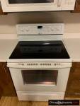 Whirlpool electric stove, microwave, dishwasher