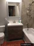 One bathroom in a two bedroom