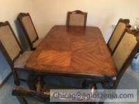 Sprzedam piekny komplet do jadalni... Broyhill-Dinning room table+6 chairs+2 arm chair.