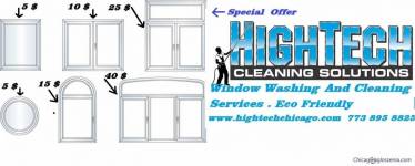 Get Your Windows Perfectly Cleaned With HighTech Cleaning Solutions Chicago, IL!