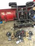 Salt spreader and snow plow complete